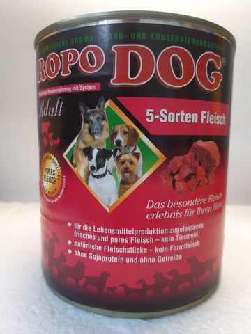 RopoDog 5 types of meat
