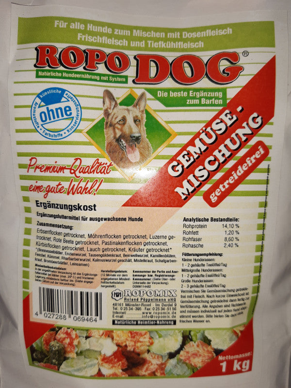 RopoDog vegetable mix